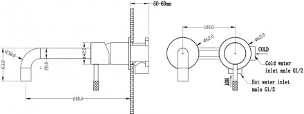 Смеситель Boheme Uno 465-MW Matt White