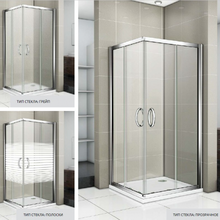 Good Door Infinity CR-80-C-CH Душевой угол