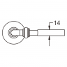 Rose RG1203 Мыльница стеклянная хром Rose RG1203 Мыльница стеклянная хром