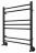 Lemark Ursus LM72607BL П7 500x600 Полотенцесушитель водяной черный