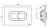 Oli Salina 640099 кнопка смыва черный Soft touch