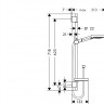 Hansgrohe Raindance Select S 120 26630400 Душевой гарнитур 65 см Hansgrohe Raindance Select S 120 26630400 Душевой гарнитур 65 см