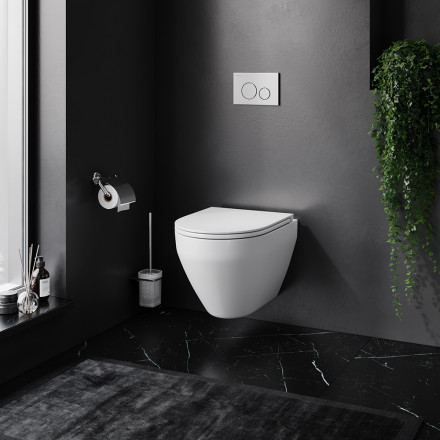 Am.pm Spirit V2.0 C701700WH Унитаз подвесной безободковый без сиденья
