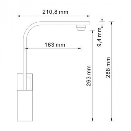Wasserkraft Alme 1507 Смеситель для кухни