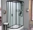 Frank F411R Black 114005 душевая кабина без крыши