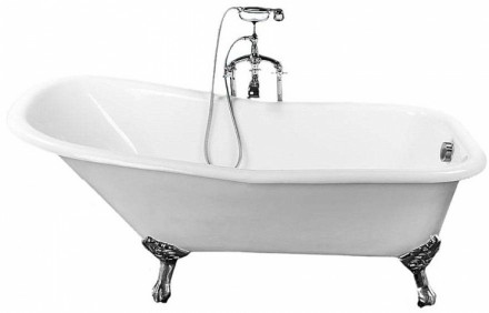 Elegansa Schale chrome Чугунная ванна 170x75