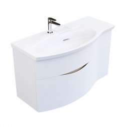 Kerama Marazzi Riva 100 тумба левая, белая матовая