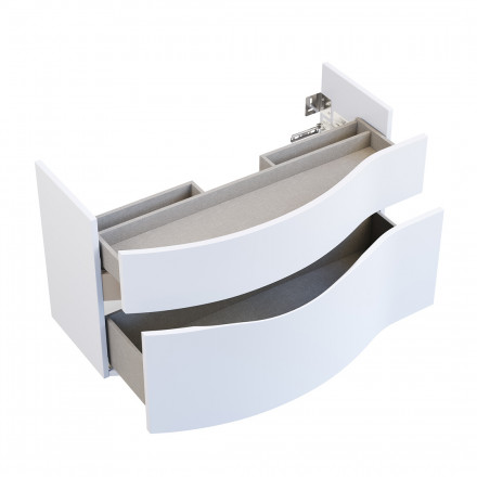 Kerama Marazzi Riva 100 тумба левая, белая матовая