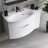 Kerama Marazzi Riva 100 тумба левая, белая матовая