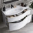 Kerama Marazzi Riva 100 тумба левая, белая матовая