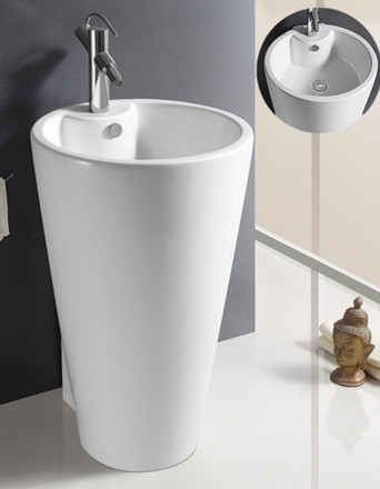 CeramaLux B134B раковина напольная 52x50