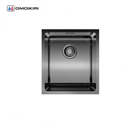 Omoikiri Tadzava 39-U-GM мойка 390x440 вороненая сталь