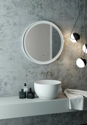 Континент Planet white Led D 700 зеркало с бесконтактным сенсором