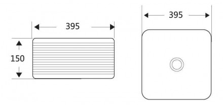 BelBagno BB1421 накладная раковина
