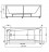 Azario ENRICA AV.0030150 150x70 ванна акриловая прямоугольная