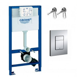 Grohe Rapid SL 38536001+клавиша Инсталляция для подвесного унитаза