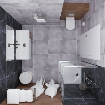 Triton Вента-Хром 90*90 Душевое ограждение
