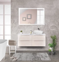 BelBagno KRAFT-600-2C-PIA-RT тумба с керамической раковиной напольная