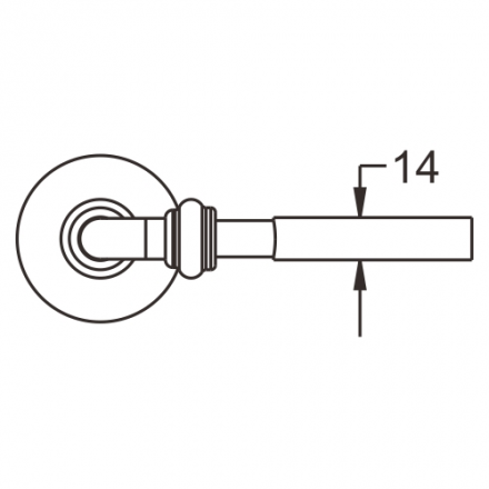 Rose RG1212 Стакан с держателем хром