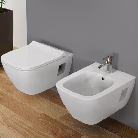 Geberit 500.380.01.1 Renova Plan Square Биде подвесное