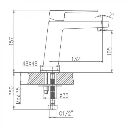 Haiba HB11191 Смеситель для раковины