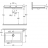 GROHE Cube Ceramic 3948300H Раковина 455x350 мм