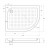 BelBagno TRAY-BB-RH-100/80-550-15-W-R акриловый поддон