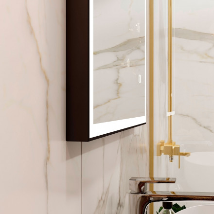 Континент Solid Black standart 1000x800 зеркало