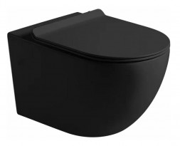 Santiline SL-5002MB Унитаз подвесной черный матовый