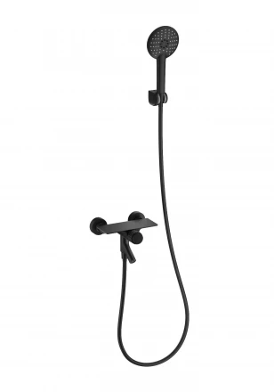 Wonzon &amp; Woghand Click WW-FE05L221-MB Смеситель для ванны с душем брашированное золото
