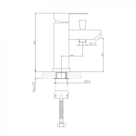 Haiba HB12801 Смеситель для раковины