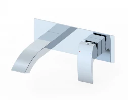 Wonzon &amp; Woghand Fit WW-88869009-CR Смеситель для раковины встраиваемый черный матовый
