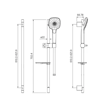 Iddis SEN3F70i16 душевой гарнитур