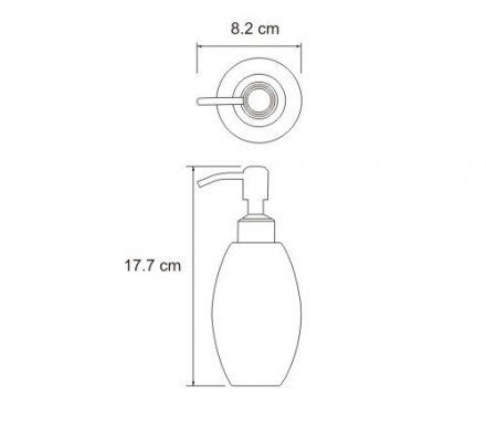 Wasserkraft Ruwer K-6799 Дозатор для жидкого мыла