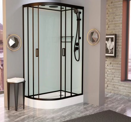 Frank F411R Black 114115 душевая кабина