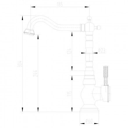 Lemark Jasmine LM6645B смеситель для кухни