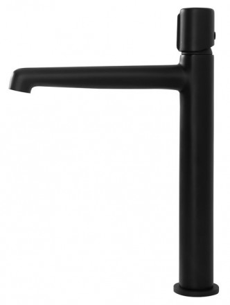 BelBagno UNO-LMC-NERO-W0 Смеситель для раковины чаши