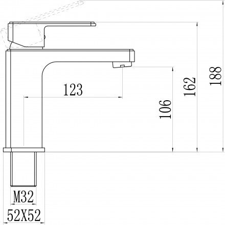 Savol S-600701 смеситель для раковины