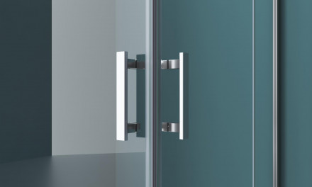 BelBagno KRAFT-AH-22-120/100-C-Cr-L душевой уголок