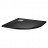 BelBagno UNO TRAY-MR-UNO-R-90-550-35-NERO-CR душевой поддон из искусственного мрамора в комплекте с сифоном