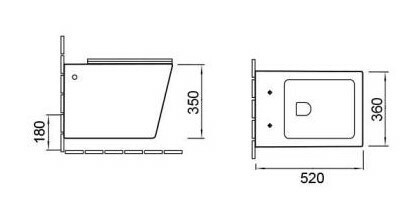 Santiline SL-5004MB Унитаз подвесной черный матовый