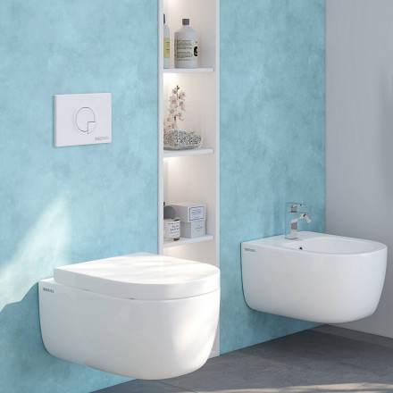 BERGES NOVUM 49213 рама для установки биде (с выходами на гор. и хол. воду)