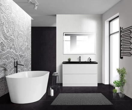 BelBagno ALBANO-600-2C-SO-BL тумба с раковиной подвесная