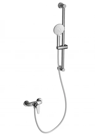 Wonzon &amp; Woghand WW-AE3103-CR Смеситель для душа с гарнитуром черный матовый