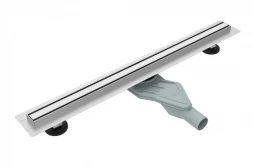 ESBANO SLIM SIDE-70MC Водоотводящий желоб матовый хром