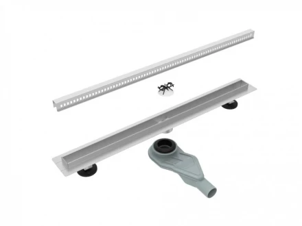 ESBANO SLIM SIDE-70MC Водоотводящий желоб матовый хром