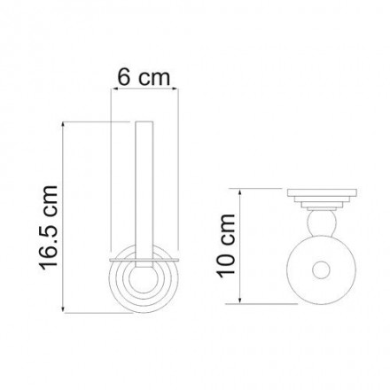 Wasserkraft Ammer К-7097 Держатель туалетной бумаги