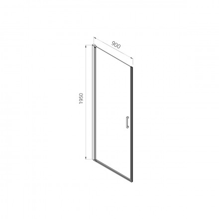 Vincea Alpha VDP-3AL900CL душевая дверь