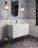 Kerama Marazzi Cubo 100 тумба  подвесная с ящиками, белая глянцевая