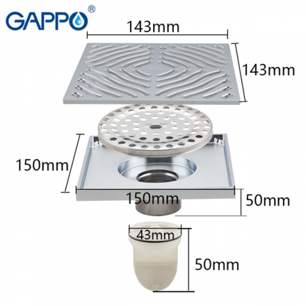 Gappo G81550 трап